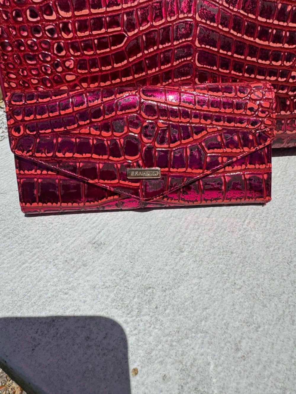 BRAHMIN VERONICA POMEGRANATE AMALTHEA WALLET